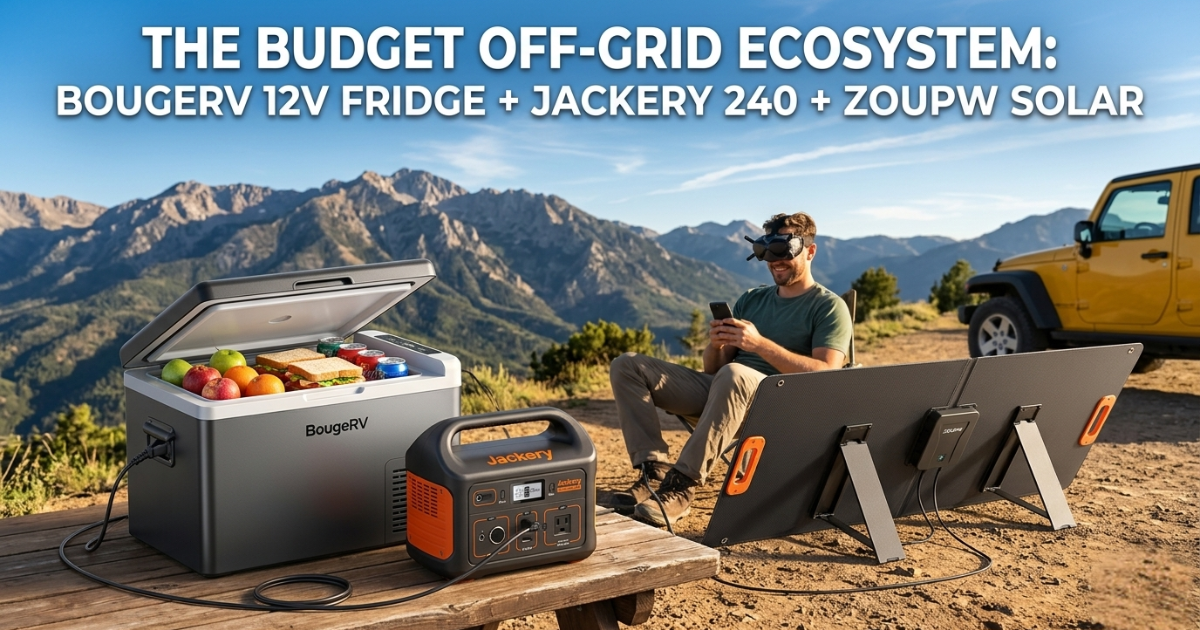 BougeRV 23 Quart 12V Portable Refrigerator Review: The Best Budget Car Fridge for Off-Grid Camping